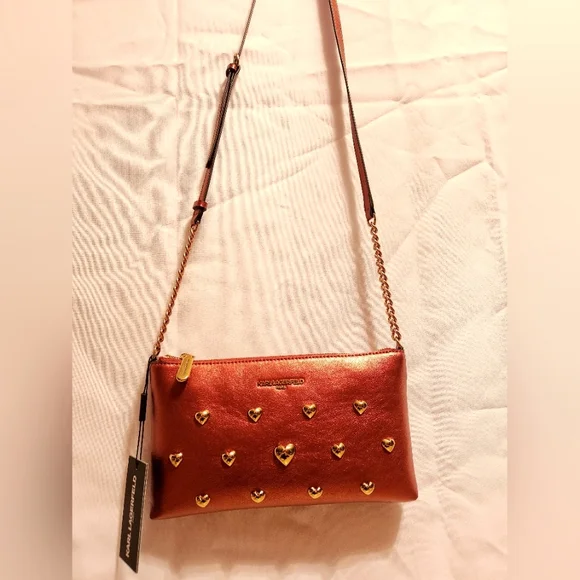 Karl Lagerfeld Red Heart Crossbody - Picture 2 of 9